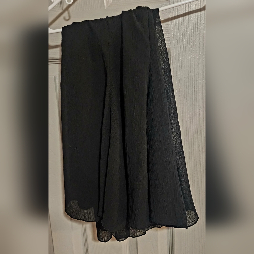 Black Dress Barn Polyester Skirt w/lining M